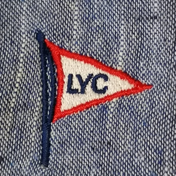 Mud Pie Chambray Blue Ivy Tiered Dress Size S - Picture 3 of 14